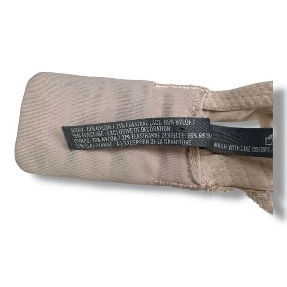 Aerie Lace Underwire Light Pink Bra 34D - Picture 5 of 6